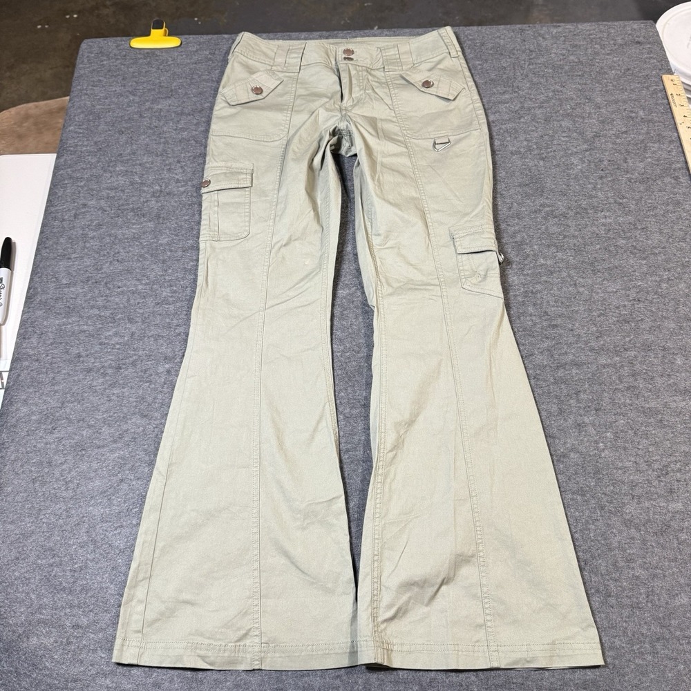 RSQ Flap Pocket Utility Flare Pants Womens 28‎ Boho Y2K Grunge Rave